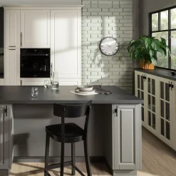 Qubik Front drzwi HAMPTON 60x137,3 cm onyx szary