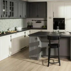 Qubik Front drzwi HAMPTON 30x137,3 cm onyx szary