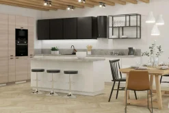 Fronty Frezowane|Qubik Front drzwi PIANO PLUS 60x76,5 czarny mat