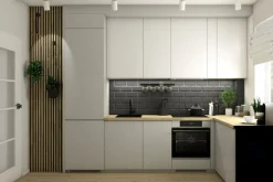 Qubik Front drzwi PIANTA 60x76,5 biały, wysoki połysk