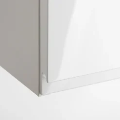 Qubik Front drzwi PIANTA 40x76,5 szary, wysoki połysk