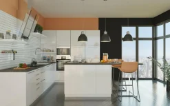 Fronty Gładkie|Qubik Front drzwi SALSA 40x63,7 biały połysk