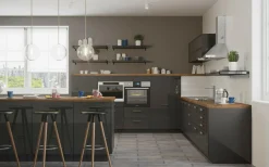 Qubik Front drzwi SALSA 60x57,3 grafit metalic połysk