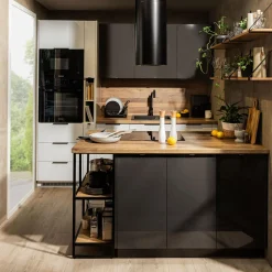 Fronty Gładkie|Qubik Front drzwi SOLA 15x137,3 szary połysk