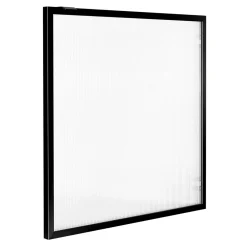 Fronty Przeszklone|Qubik Front przeszklony ALFRAME 60x59,6 cm czarny