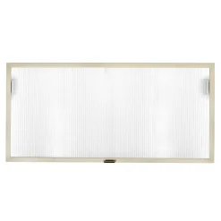 Fronty Przeszklone|Qubik Front przeszklony ALFRAME 80x38,1 cm szampański