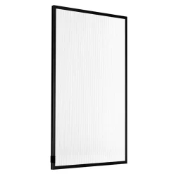 Qubik Front przeszklony ALFRAME 60x98 cm czarny