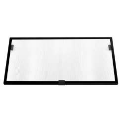 Fronty Przeszklone|Qubik Front przeszklony ALFRAME 80x38,1 cm czarny