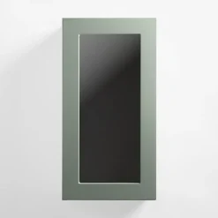 Qubik Front przeszklony FRAME 40x76,5 szałwia mat