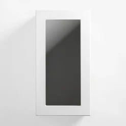 Fronty Przeszklone|Qubik Front przeszklony FRAME 40x76,5 premium biały