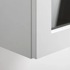 Fronty Przeszklone|Qubik Front przeszklony FRAME 40x76,5 premium biały