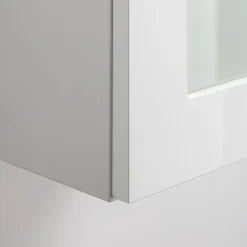 Fronty Przeszklone|Qubik Front przeszklony NOTO 40x76,5 biały połysk