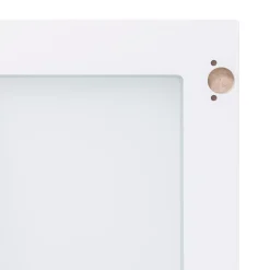 Qubik Front przeszklony NOTO 40x98 biały połysk