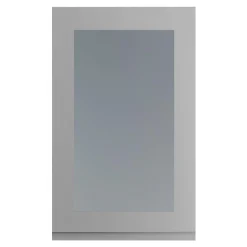 Qubik Front przeszklony PIANO 60x98 szary mat