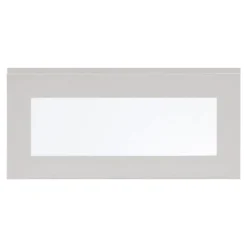 Fronty Przeszklone|Qubik Front przeszklony PIANTA 80x38,1 szary, wysoki połysk