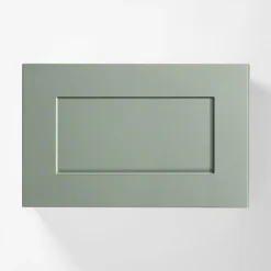 Fronty Klasyczne|Qubik Front szuflady FRAME 40x25,3 szałwia mat