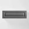 Fronty Klasyczne|Qubik Front szuflady HAMPTON 80x25,3 cm onyx szary