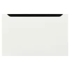 Fronty Frezowane|Qubik Front szuflady PALERMO 40x25,3 śnieżna biel