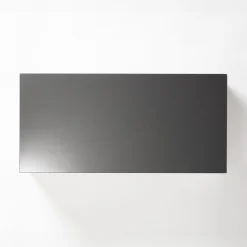 Fronty Gładkie|Qubik Front szuflady SALSA 40x18,9 grafit metalic połysk