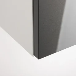 Qubik Front szuflady SALSA 80x12,5 grafit metalic połysk