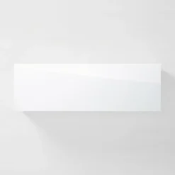 Fronty Gładkie|Qubik Front szuflady SOLA 80x25,3 biały polarny połysk