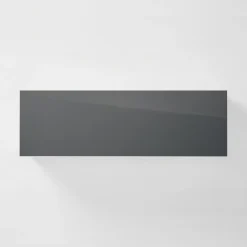 Fronty Gładkie|Qubik Front szuflady SOLA 40x12,5 szary połysk