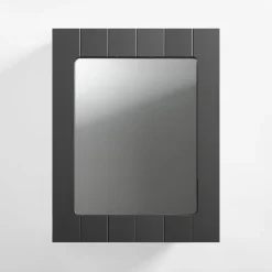 Fronty Przeszklone|Qubik Front witryna grafit SIMPLE 60x76,5 cm