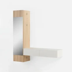 Garderoby|FORTE Garderoba wisząca z lustrem GELAZA