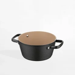 inny Garnek aluminiowy z pokrywką CARINA BLACK 2,2 l