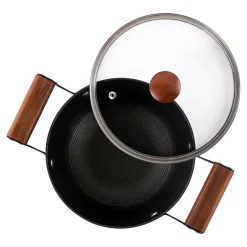 Garnki, Patelnie I Pokrywki| Garnek żeliwny czarny FERRO 7 l