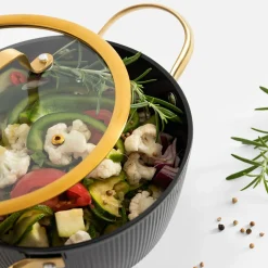 inny Garnek na gaz i indukcję czarny ROYAL 2,4 l