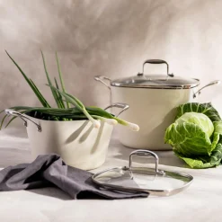 Garnki, Patelnie I Pokrywki|inny Garnek na indukcję biały QUADRATO 7,2 l