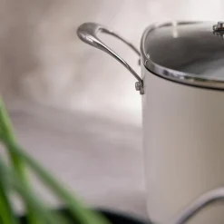 Garnki, Patelnie I Pokrywki|inny Garnek na indukcję biały QUADRATO 7,2 l