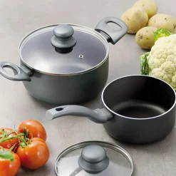 Garnki, Patelnie I Pokrywki|Ambition Garnek z powłoką nieprzywierającą Ilag Basic GRAPHITE 4,7 l