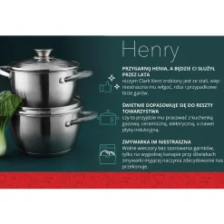 Florina Garnek ze stali nierdzewnej HENRY by Mateusz Gessler 1,6 l