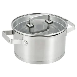 Garnki, Patelnie I Pokrywki| Garnek ze stali nierdzewnej srebrny TRAME 3,3 l