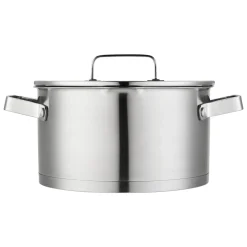 Garnki, Patelnie I Pokrywki| Garnek ze stali nierdzewnej srebrny TRAME 4,3 l