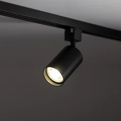 Szynoprzewody|Spoty Montowane Na Szynie|TK Tomasz Krywult Głowica na szynoprzewód czarna TRACER