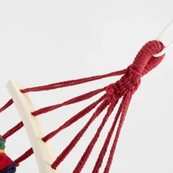 Meble Ogrodowe|Meble Ogrodowe|inny Hamak w paski, z drążkami, 190x80 cm