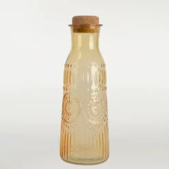 inny Karafka szklana z korkiem 1L MIX