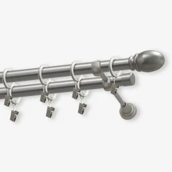 Firany, Zasłony I Akcesoria|inny Karnisz podwójny PAR, 160 cm, satyna