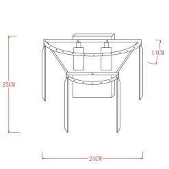 Kinkiety|Zumaline Kinkiet AMEDEO 17106/2W złoty