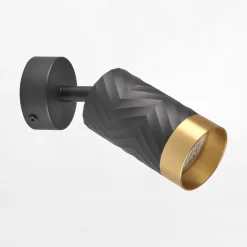 inny Kinkiet ARRAS 1 spot czarny złoty
