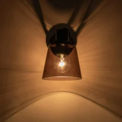 Zumaline Kinkiet łazienkowy IP44 czarny BADOSA