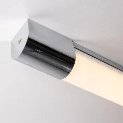 Kinkiety|Zumaline Kinkiet łazienkowy LED IP44 chrom PARKS 90,2 cm