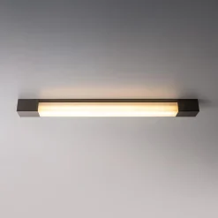 Kinkiety|Zumaline Kinkiet łazienkowy LED IP44 nikiel PARKS 60,2 cm