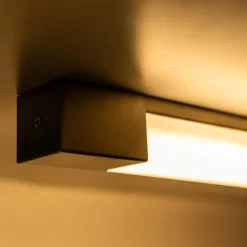 Kinkiety|Zumaline Kinkiet łazienkowy LED IP44 nikiel PARKS 60,2 cm