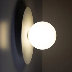 Kinkiety|TK Tomasz Krywult Kinkiet biały KULA PIXI