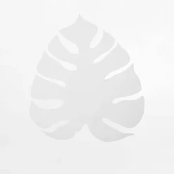 TK Tomasz Krywult Kinkiet biały liść MONSTERA