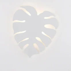 TK Tomasz Krywult Kinkiet biały liść MONSTERA